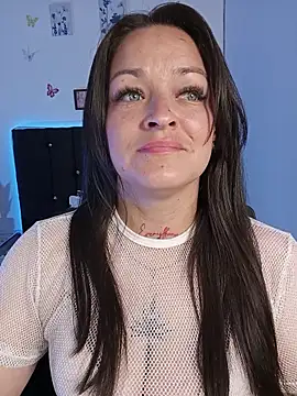 Isa_bluee - see nipple + touch