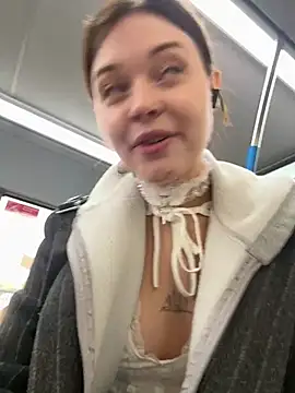 TimesSquare_ - Double squirt on train next to people😻