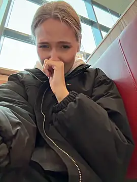 Coconut_milk - Pants down+play with panty in bus