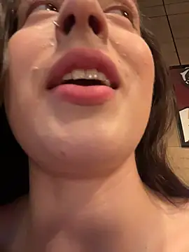 Holly_Play - off top + drool on big boobs close up wc