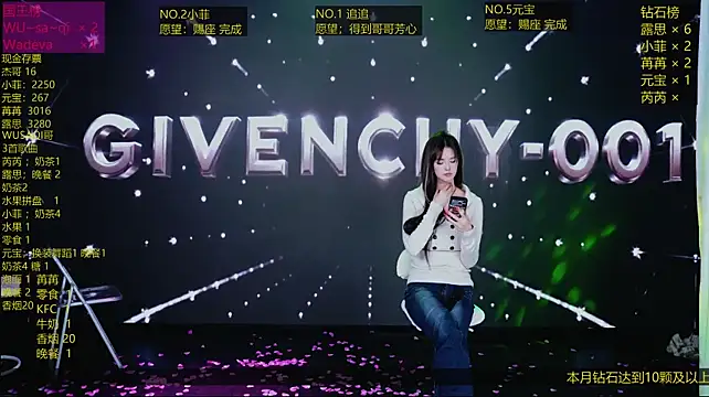 Chat +18 de GIVENCHY-001 ao vivo