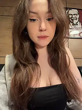 Peachy_Dream - quickly show my pussy in kfc ><
