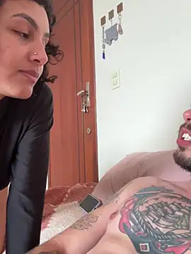 Show de fire-vex na webcam