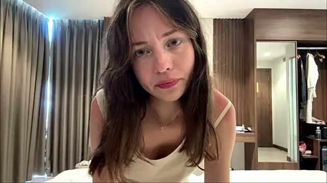 SusanaHallet - hand under bra and sqz my boobs