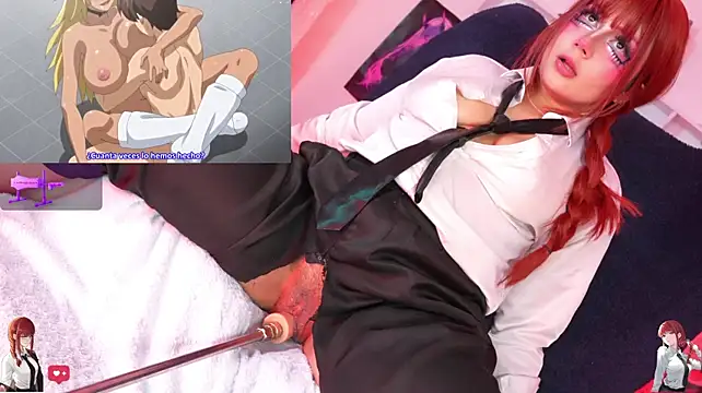 Noha-- - Show+oil on Makima's feet 🦶😋