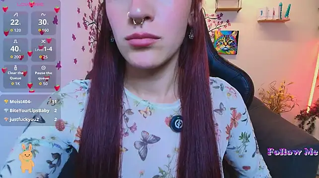 Pretty_Violet_ - Topless & slap