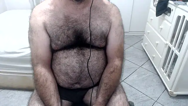 Show de MysterBearMG na webcam