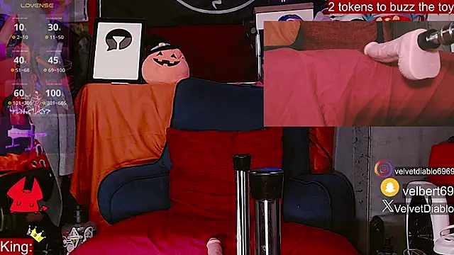 VelvetDiablo 라이브 XXX 채팅