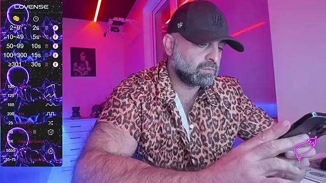 Show de HAIR-MAN na webcam