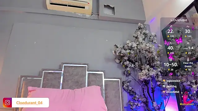 XXX chat uživo modela Cloedurant