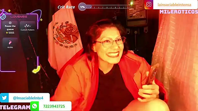 LaInsaciableIntensa Live XXX-Chat