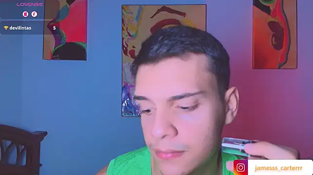 james_carter777 Шоу с уебкамера
