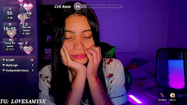 Chat +18 de Lovelyamyy ao vivo