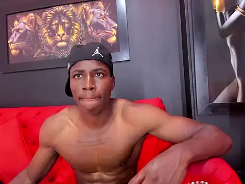 Show de LionBlackk na webcam