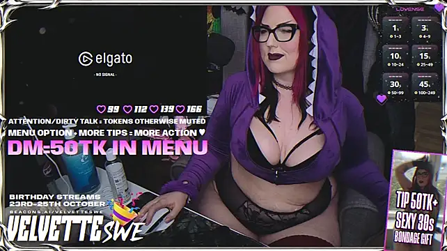 VelvetteSWE Chat XXX live