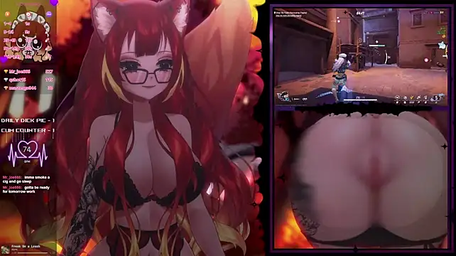LewdFoxy_VTのライブXXXチャット