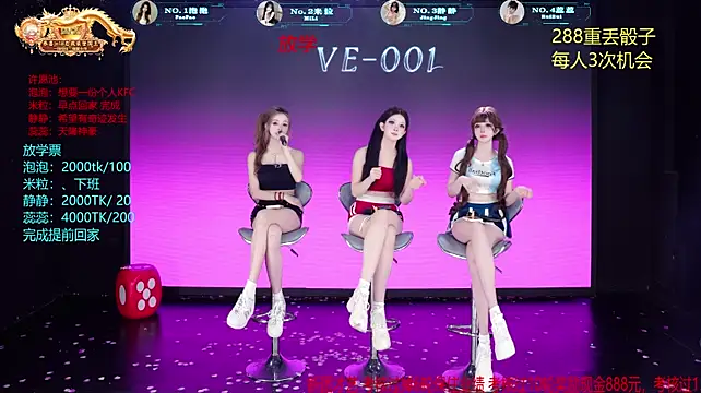 VE-001 élő XXX-chatje