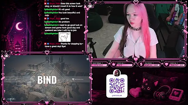 Chat +18 de Maya_Viola ao vivo