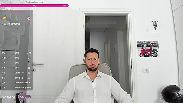 Živý XXX chat ZackFraser