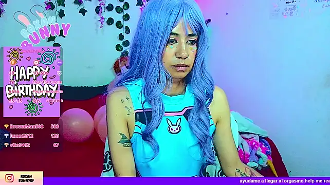 Živý XXX chat Roxanbunny1