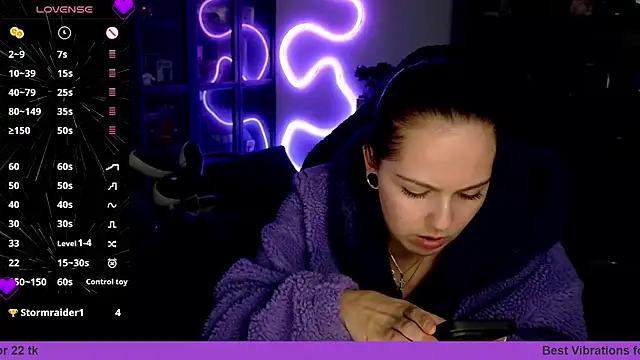 MaryPeach666 élő XXX-chatje