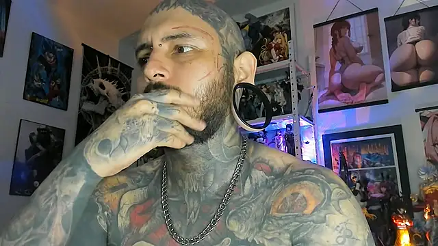 Show de DEATHINK666XX na webcam