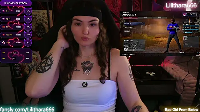 Chat +18 de Lilithara666 ao vivo
