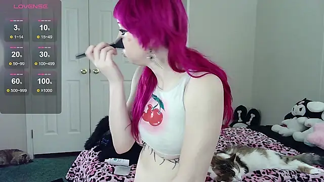 Show de xluvamethystx na webcam
