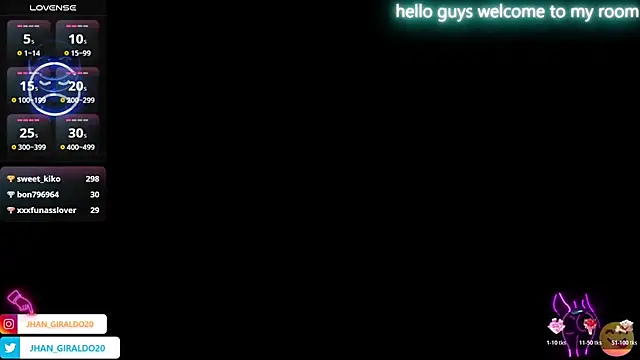 kamii_22 élő XXX-chatje