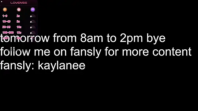 Chat XXX ao vivo de kaylaneee_