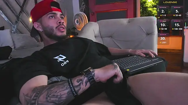 Vincentblack élő XXX-chatje