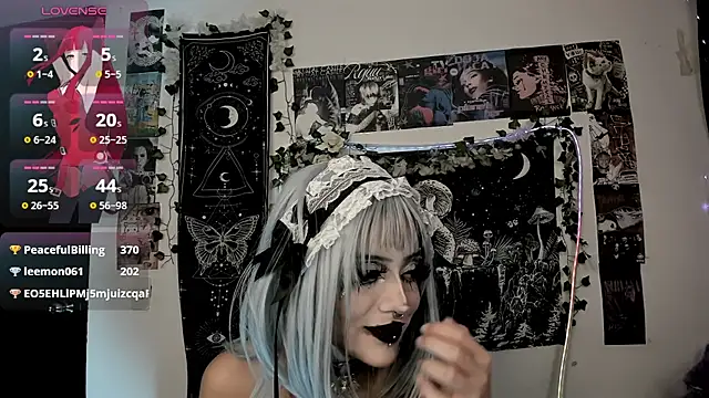 GothKitten666 Adlı Modelin Canlı XXX Sohbeti