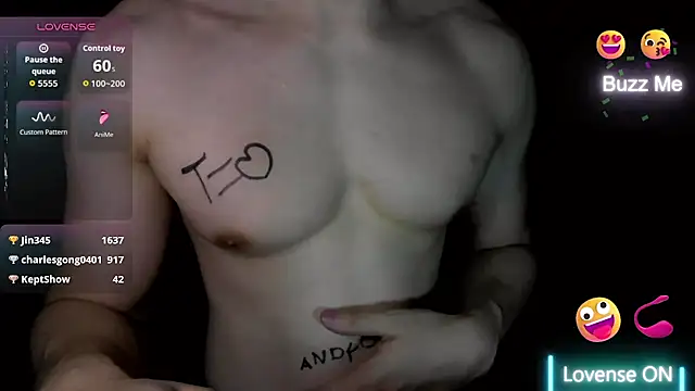 Chat +18 de DearJackASMR ao vivo