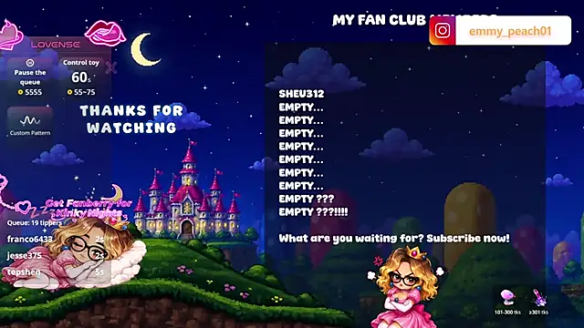 צ'אט XXX בשידור חי של Emmy_peach1