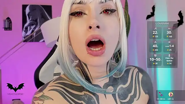 Chatroom XXX en direct de VelvetVampiree