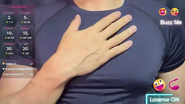 Chat +18 de DearJackASMR ao vivo