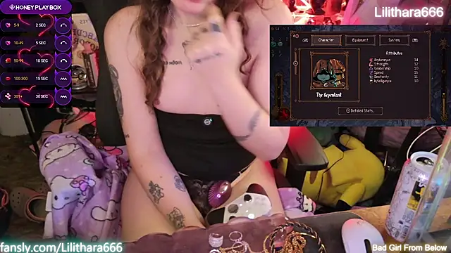 צ'אט XXX בשידור חי של Lilithara666