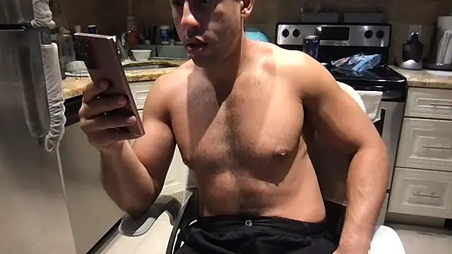 BigGuyMuscleのライブXXXチャット