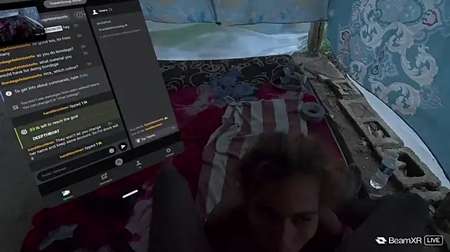Show de JungleFeverVR na webcam