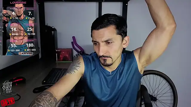 Marck_Muscle Adlı Modelin Canlı XXX Sohbeti