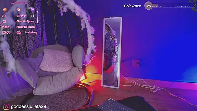 Chatroom XXX en direct de GoddessJulieta_