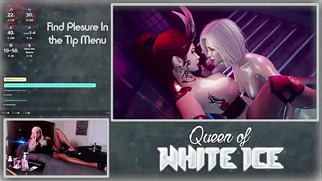 QueenofWhiteIce Pertunjukan Webcam