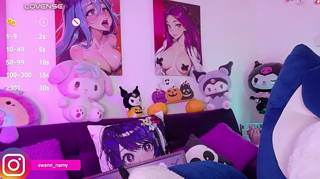 Chatroom XXX en direct de Swannamy