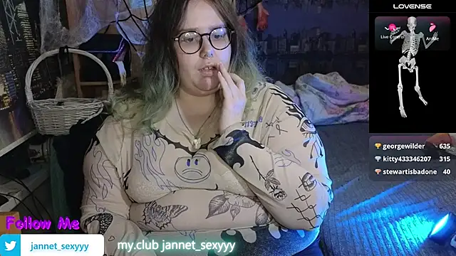 JannetPie Chat XXX in diretta