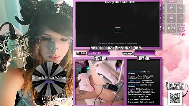 Show de xxunholymusexx na webcam
