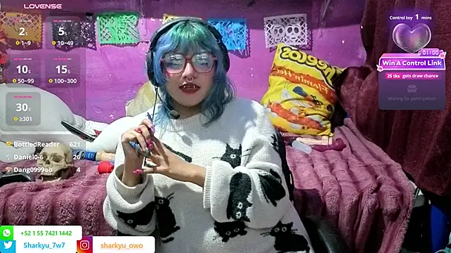 Sharkyu1 Adlı Modelin Canlı XXX Sohbeti
