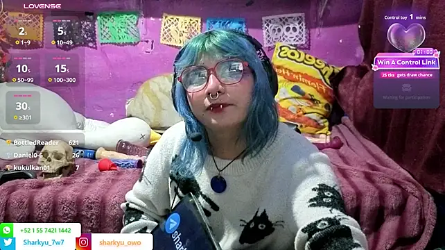 XXX chat uživo modela Sharkyu1