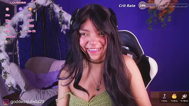 แชท XXX สดของ GoddessJulieta_