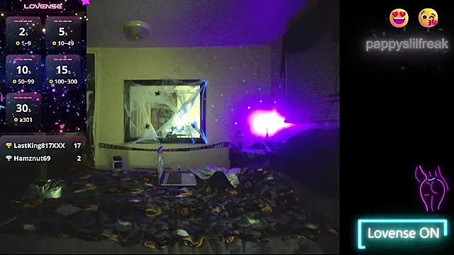 הופעת וובקאם של pappyslilfreak