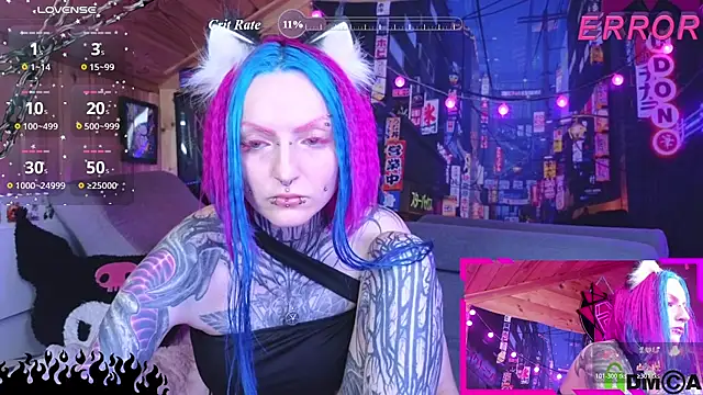 Chat +18 de NekoCyber ao vivo
